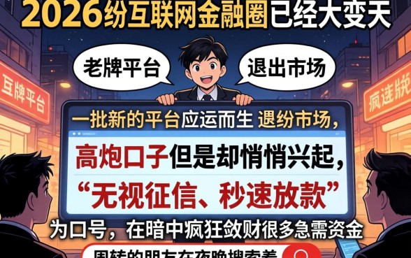 2026网贷下款的口子，概览5个高炮口子秒下款