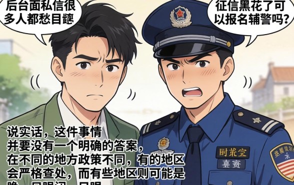 征信黑花了能报名辅警吗吗，归集5个网黑逾期下款口子