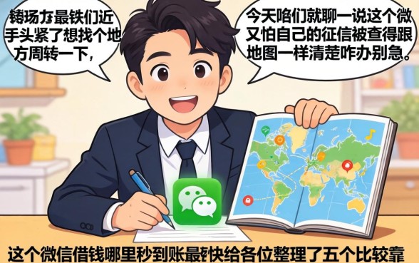 微信哪里借钱秒到账最快，详尽说明5个不看负债的长期网贷口子