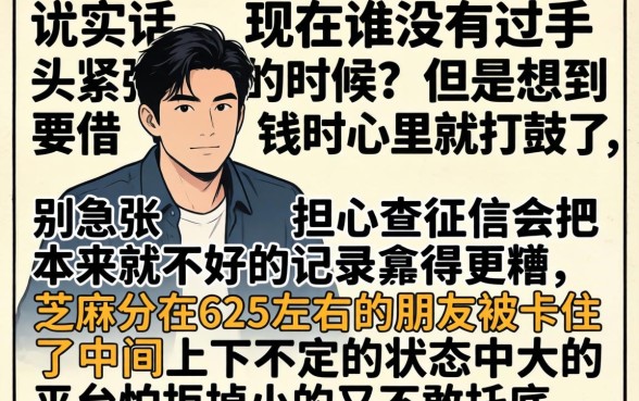 芝麻625可以贷款吗，详细阐述五个不看征信小额借钱的平台