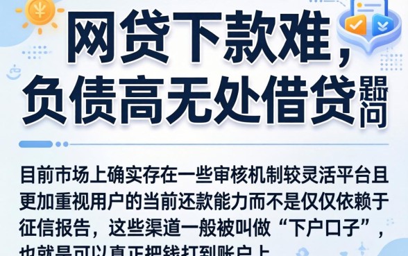 网贷能下款的口子下户，精选五个不看负债的长期网贷app