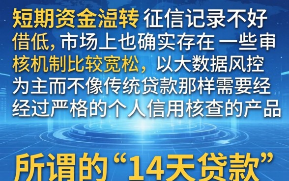 容易通过的14天贷款，概览五个无视黑白的网贷平台