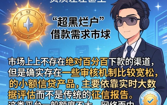 超黑烂户可以下款的口子，归纳5个无视黑白必下款的网贷软件