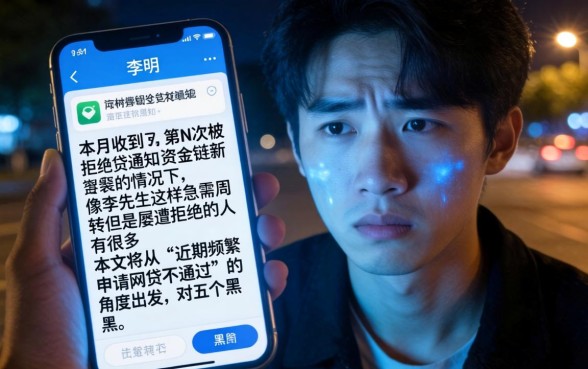 近期频繁申请网贷不通过，深入剖析五个黑户借钱0门槛极速下款口子