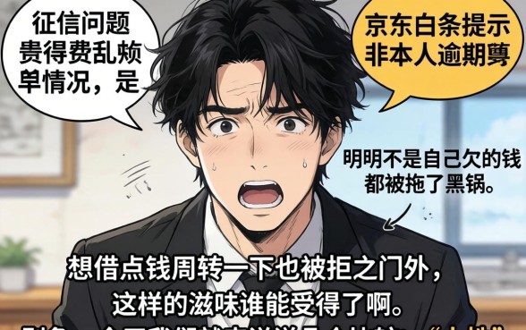 京东白条提示非本人逾期，细致阐述5个苏州黑户贷款5万的平台