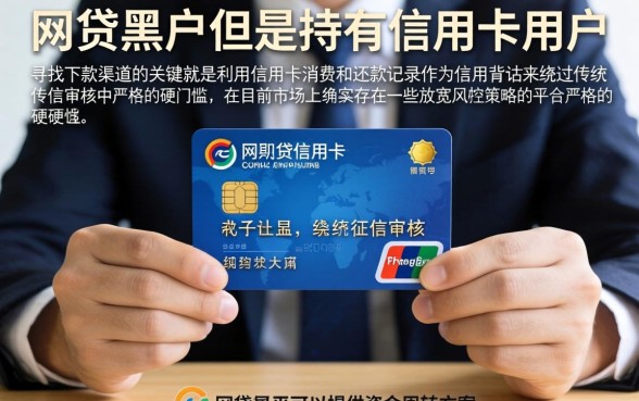 网贷黑户有信用卡什么口子能下，详尽说明五个无视风控不看征信的网贷