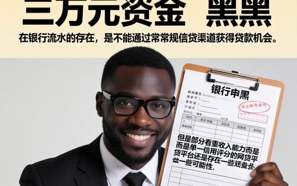 黑户黑户贷款急需三万6，甄选五个看银行流水的网贷口子