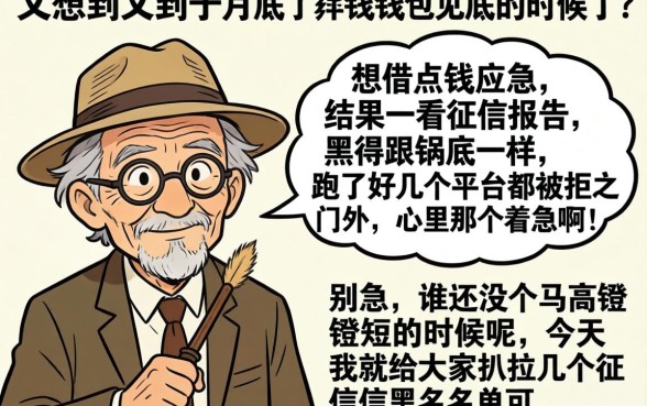 征信黑名单能下的口子，遴选五个无视一切包下1万的贷款