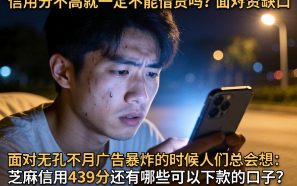 最近好下款的口子，详细阐述5个芝麻信用439分下款的口子