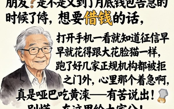 无视征信大额网贷口子，胪列五个征信花了能网贷的app