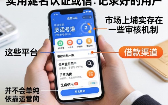 运营商没实名可以下款的口子，整理5个黑户快速下款的口子