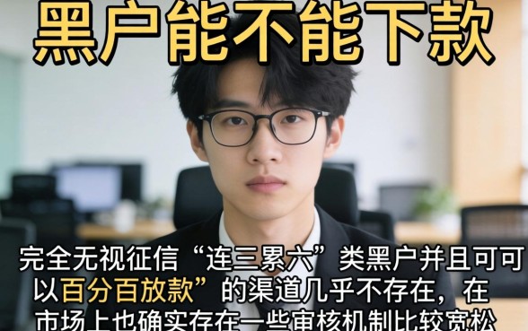 有黑户下款的分期口子吗，归集5个不看黑户下款的软件