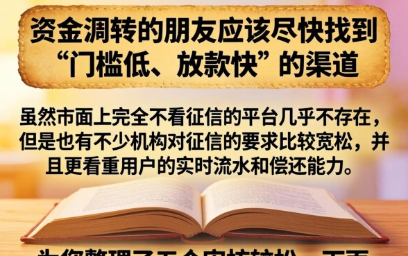 有哪些容易下款的网贷口子，理出5个不看征信网贷平台放款快的口子