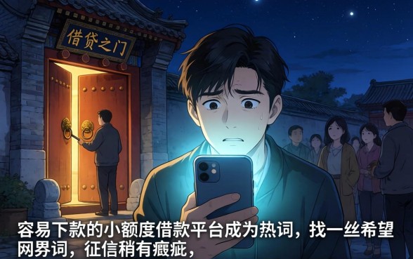 容易下款的小额度借款平台，胪列五个芝麻分负面借款的口子
