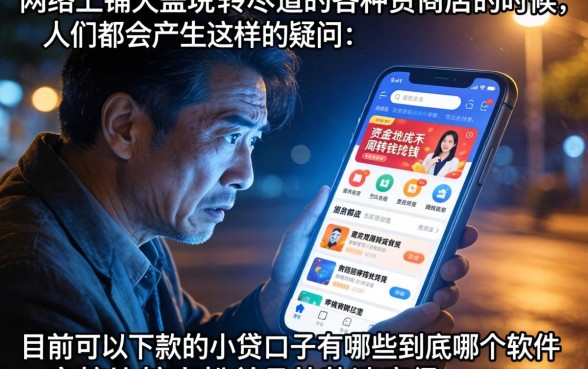 可以下款的小贷口子，罗列五个最新能下来钱的软件