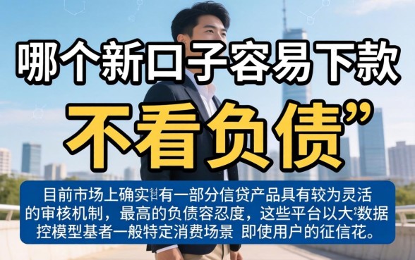 哪个最容易下款的新口子，整合五个不看负债的长期网贷app