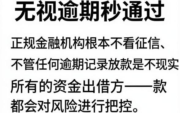 无视逾期秒通过的口子，条列5个高炮双黑逾期必下款app