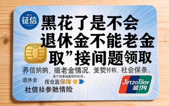 征信黑花了影响退休金吗，详尽说明5个黑户急需三万秒到的的口子