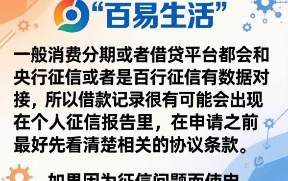 百易生活上征信吗,归纳5个无视风控5000必下口子