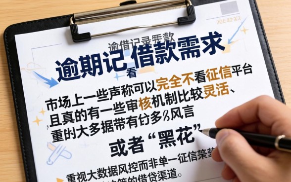 黑花征信借款口子2026，陈列五个真正无视逾期大数据的网贷平台