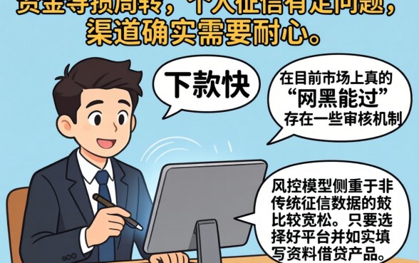 贷款下款快的新口子，概览五个网黑真正能下款的平台