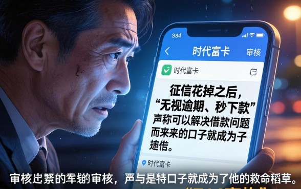 借款口子时代富卡，胪列五个714无视逾期秒下的软件