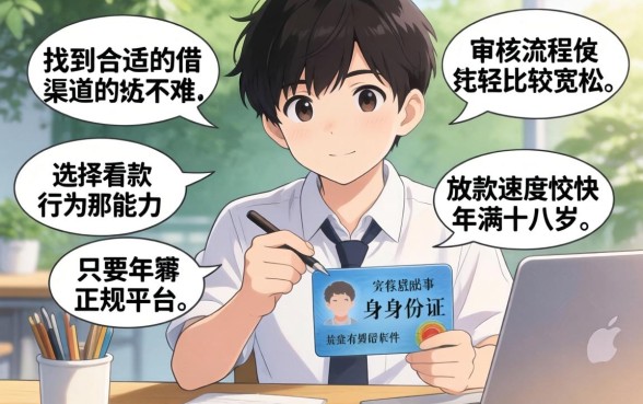 满十八岁可以借款的平台，热忱推荐五个网贷平台门槛低一点的平台