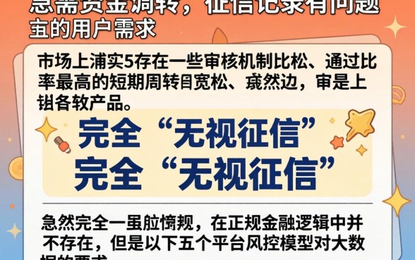 无视黑花白护的14天口子，汇总五个黑户0门槛贷款app
