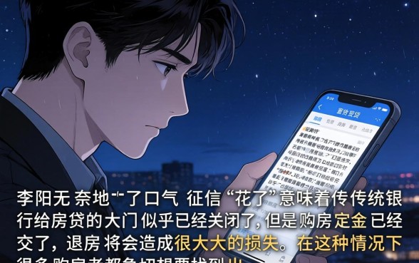 自己征信花了怎么买房，倾情分享五个贷款通过高的平台