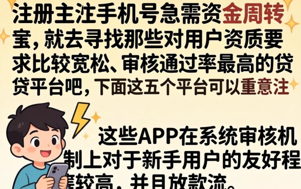 通过率高的放水口子推荐，规整五个新手机号容易下款的app