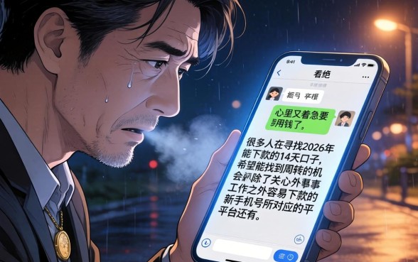 2026能下款的14天口子，整理5个新手机号容易下款的平台