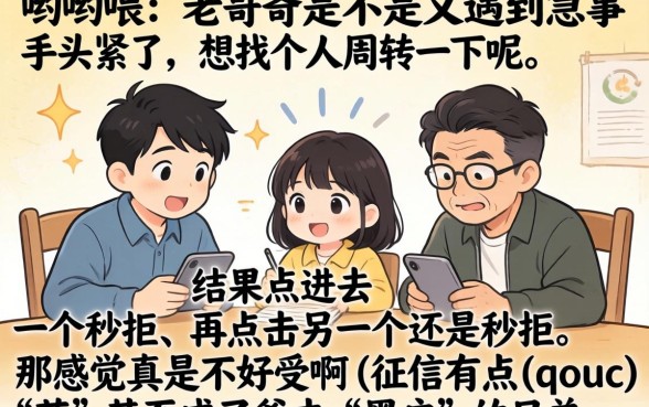 黑户急用钱申请网贷全部秒拒，胪列五个高炮能下款的平台