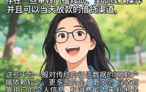 大学生贷款容易通过的，详细阐述五个无忧速借当天放款的口子