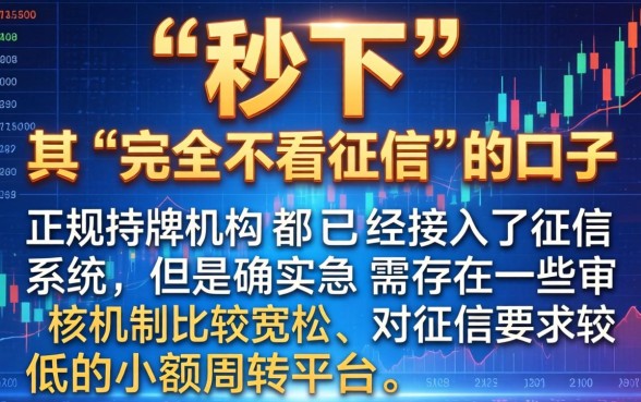 有什么秒下的网贷口子，遴选五个不上征信的贷款平台