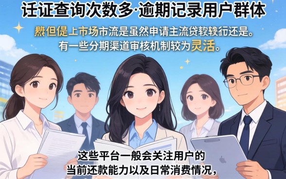 征信花黑户容易通过的分期口子，整理五个最新网贷口子今日整理这五个平台