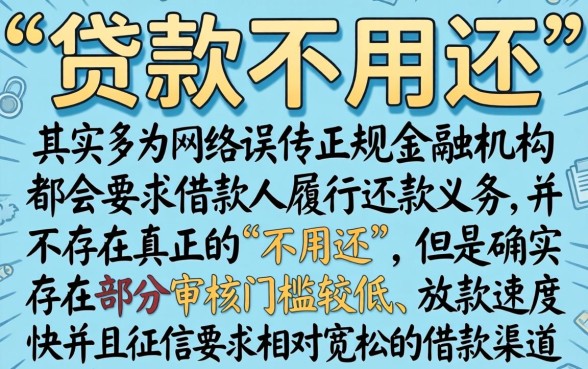 贷款不用还的口子，整合5个芝麻借款实时到账速借平台
