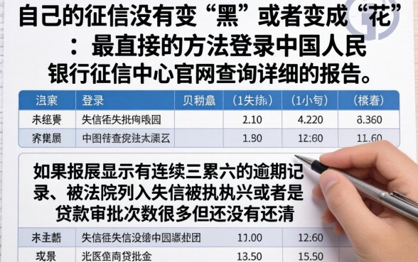 个人征信怎么看黑花了没有,详细阐述5个黑户可快速办理小额贷款业务的软件