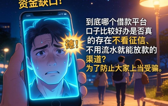 哪个借款平台口子好做，深入剖析五个急用小钱不求征信流水轻松贷的平台