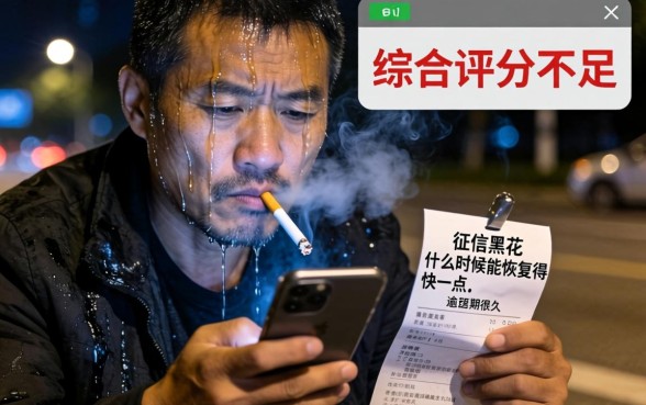征信黑花了怎么快恢复，细致阐述五个无视一切包下款口子