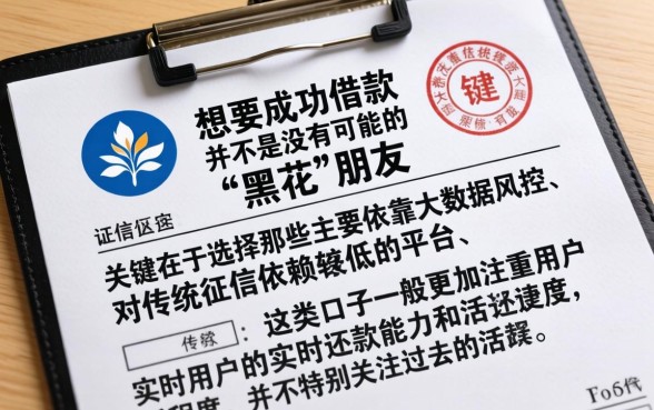 黑花了也下款的借款口子，整理五个征信花了可以借钱的网贷软件