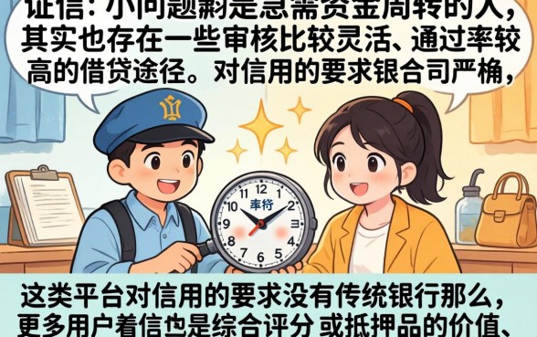 征信有问题可以下款的口子，胪列5个审贷口子审核加快的口子