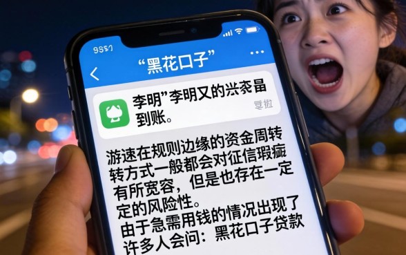 黑花口子贷的钱要还吗，陈列五个快速下款无视征信的app