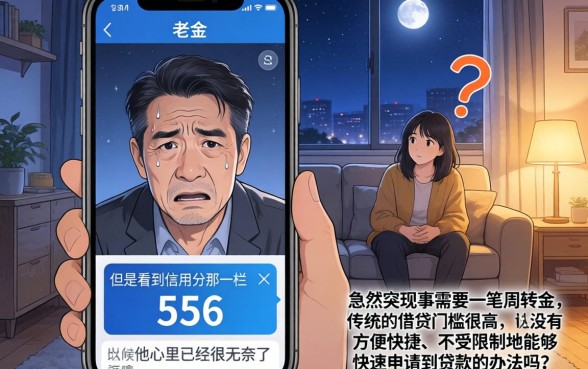芝麻分556怎么借钱，归集5个急用小钱不求征信流水轻松贷的软件