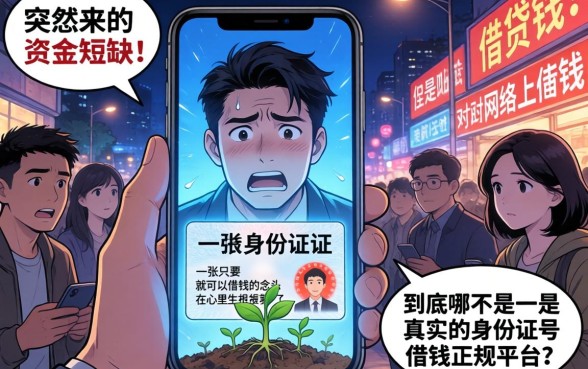 身份证号借钱正规平台，鼎力推荐5个黑户能下款的平台