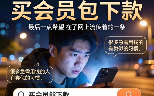 买会员能下款的口子入口，揭秘5个审贷口子审核加快的平台
