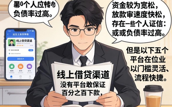 什么借钱快利息低的平台，汇总五个不看征信负债的网贷百分百下款口子