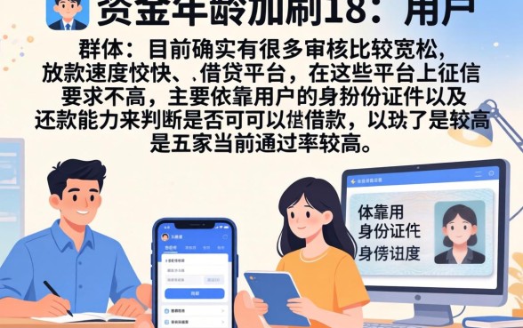 老哥们有什么现在能下的口子，归纳五个网贷容易下款18岁的app