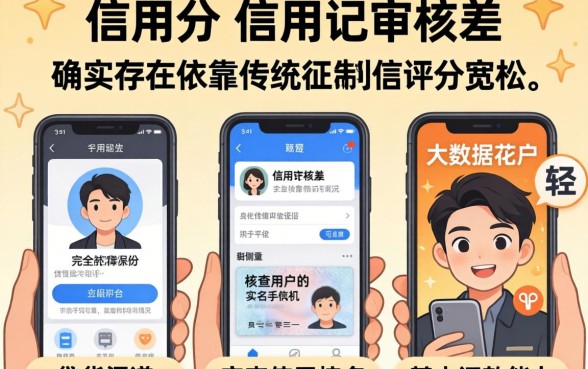 没有信用分的贷款口子，整合5个无视逾期大数据花户黑户口子