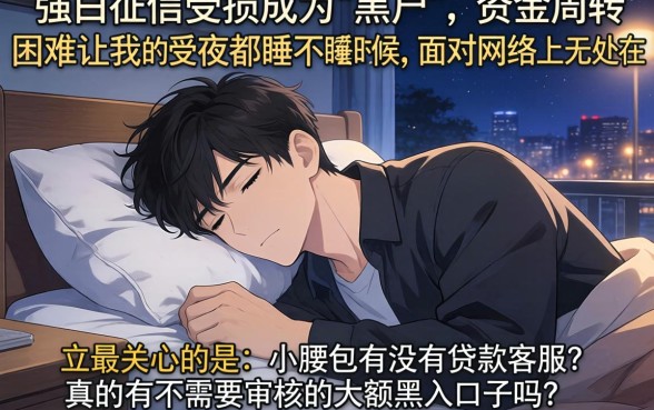 小腰包有贷款客服吗，筛选五个黑户可以做大额贷款口子