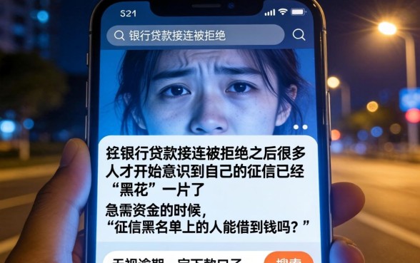 怎么样把个人征信刷黑花了，热忱推荐5个高炮无视逾期能下的平台